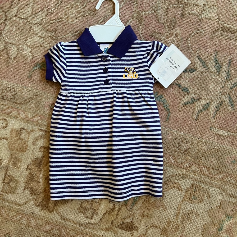 LSU baby dress